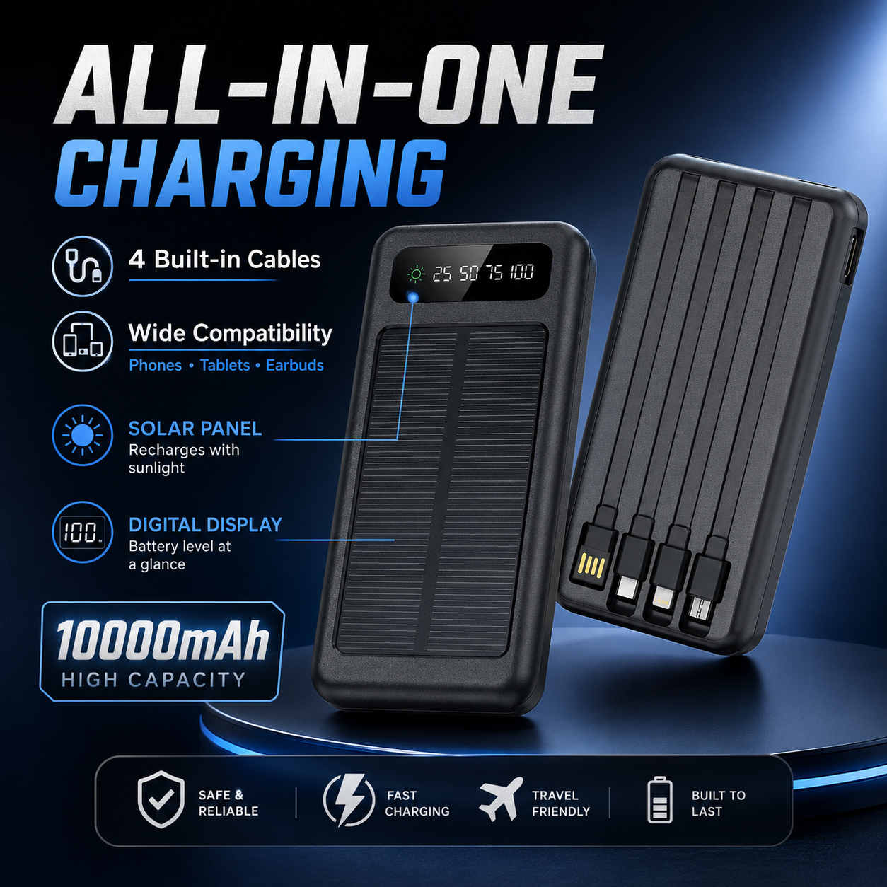 Solar Power Bank 50000mAh price in Bangladesh