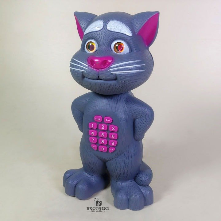 Talking Tom Keypad Toy Cat গ্রে কালার
