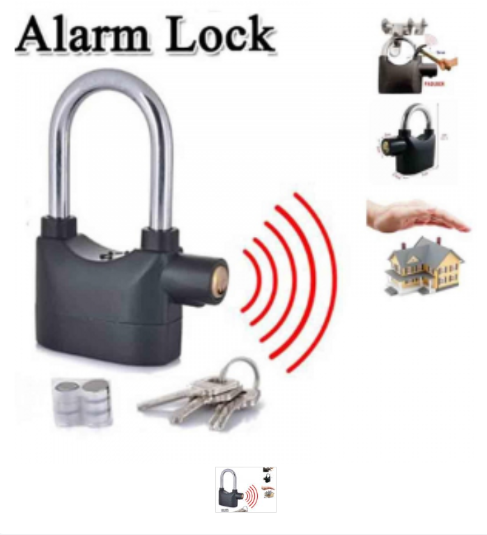 Security Alarm Padlock